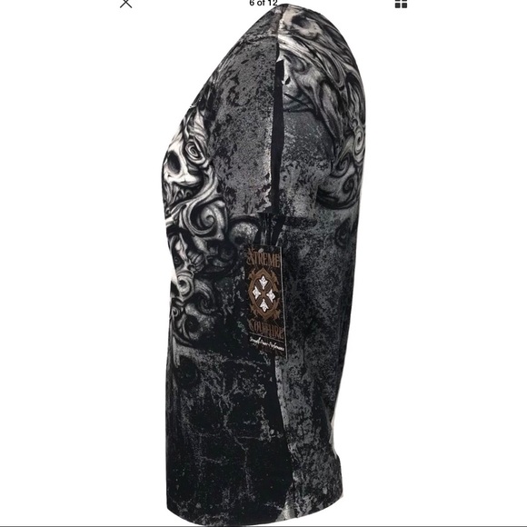 XTREME COUTURE by AFFLICTION Men T-Shirt HADES - Picture 6 of 8